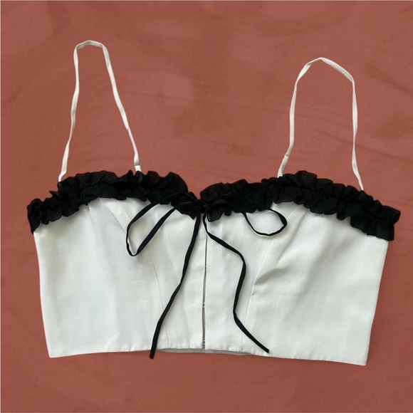 Mirror Palais Tops - MIRROR PALAIS RUFFLE CORSET